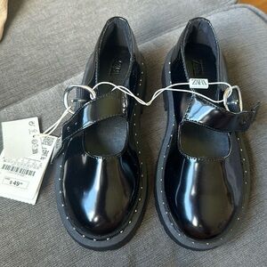 ZARA Lug Sole Mary Janes